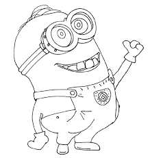 Minionki kolorowanki